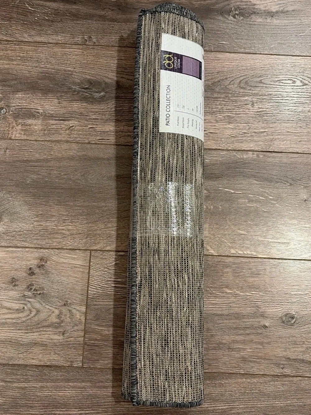 Outdoor Rug Runner - Gray/Tan